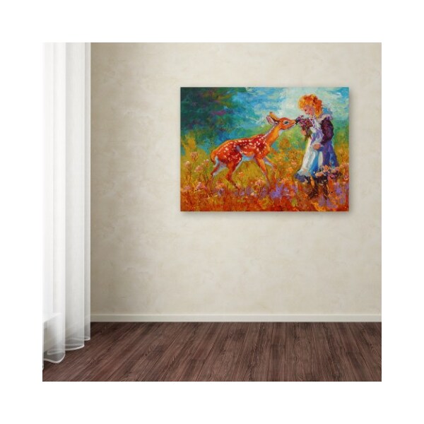 Trademark Fine Art Marion Rose 'Little Girl' Canvas Art, 24x32 - ALI15371-C2432GG