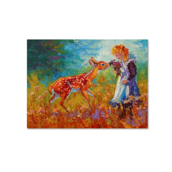 Trademark Fine Art Marion Rose 'Little Girl' Canvas Art, 24x32 - ALI15371-C2432GG
