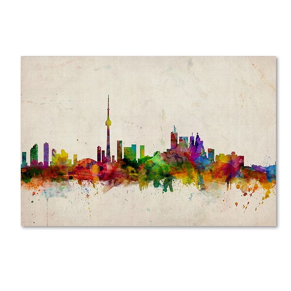 Trademark Fine Art Michael Tompsett 'Toronto Skyline' Canvas Art, 30x47 - MT0193-C3047GG