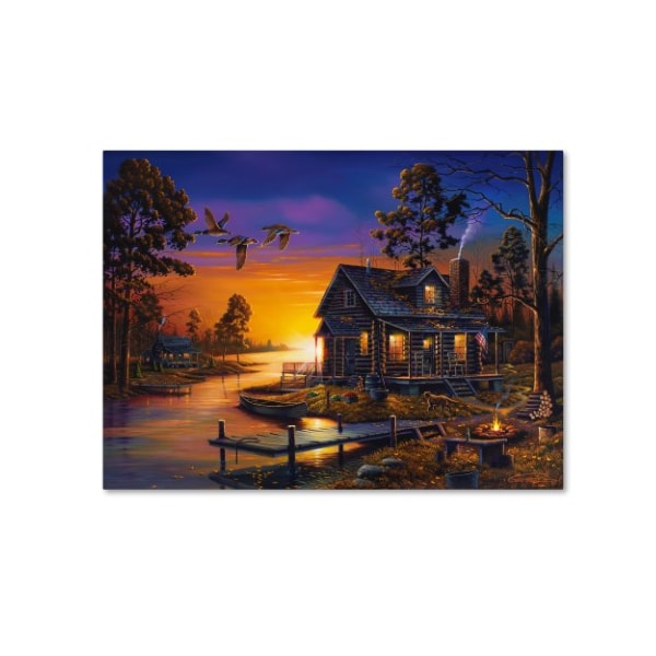 Trademark Fine Art Geno Peoples 'Cozy Retreat' Canvas Art, 24x32 - ALI19574-C2432GG