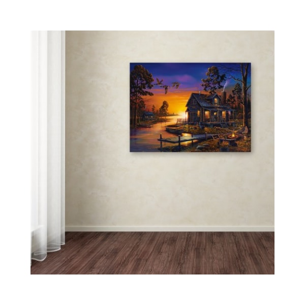 Trademark Fine Art Geno Peoples 'Cozy Retreat' Canvas Art, 24x32 - ALI19574-C2432GG