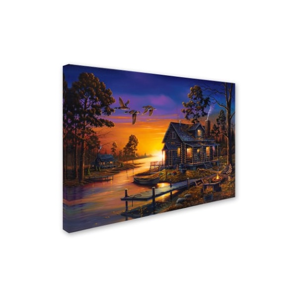 Trademark Fine Art Geno Peoples 'Cozy Retreat' Canvas Art, 24x32 - ALI19574-C2432GG