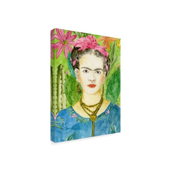 Trademark Fine Art Melissa Wang 'Frida Kahlo Ii' Canvas Art, 35x47 - WAG09123-C3547GG