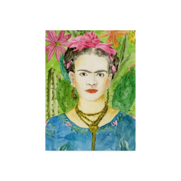 Trademark Fine Art Melissa Wang 'Frida Kahlo Ii' Canvas Art, 35x47 - WAG09123-C3547GG