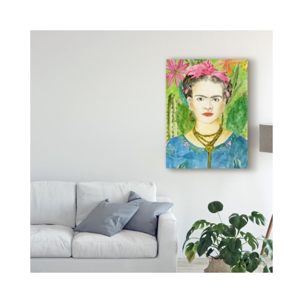 Trademark Fine Art Melissa Wang 'Frida Kahlo Ii' Canvas Art, 35x47 - WAG09123-C3547GG