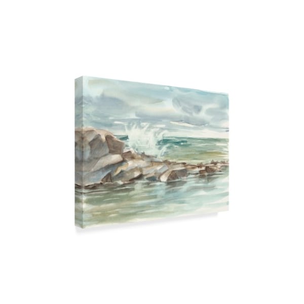 Trademark Fine Art Ethan Harper 'Ua Ch Coastal Watercolor Iv' Canvas Art, 35x47 - WAG01110-C3547GG
