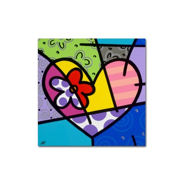 Trademark Fine Art Roberto Rafael 'Big Heart III' Canvas Art, 14x14 - MA0781-C1414GG