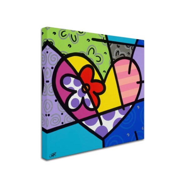 Trademark Fine Art Roberto Rafael 'Big Heart III' Canvas Art, 14x14 - MA0781-C1414GG