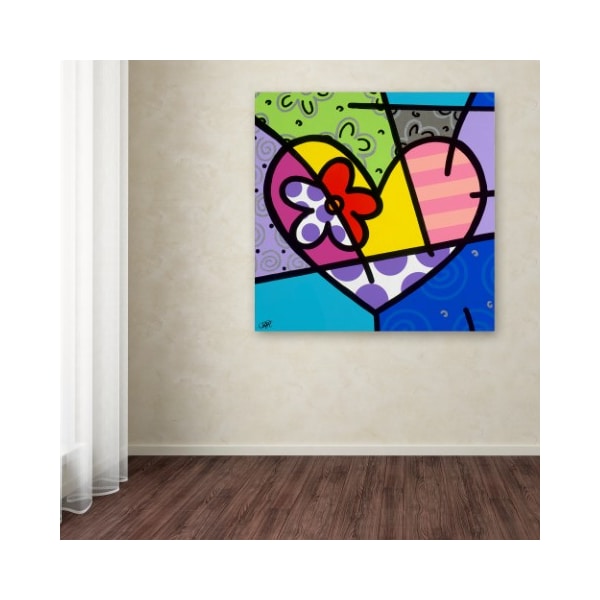 Trademark Fine Art Roberto Rafael 'Big Heart III' Canvas Art, 14x14 - MA0781-C1414GG