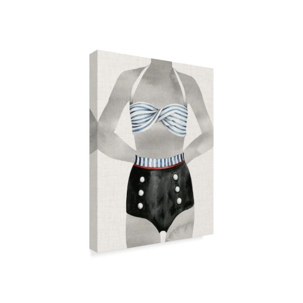 Trademark Fine Art Grace Popp 'Vintage Bathing Suit I' Canvas Art, 14x19 - WAG06219-C1419GG