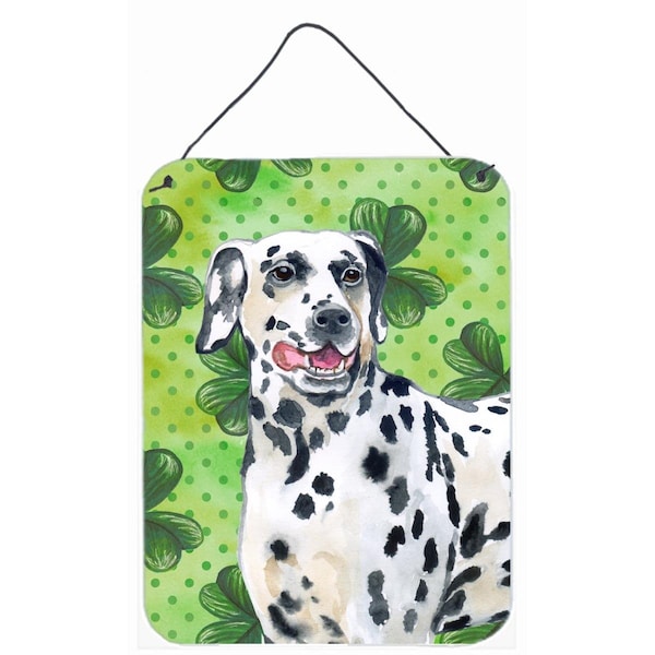 Carolines Treasures Dalmatian St.Patricks Wall or Door Hanging Prints, 12 x 16 in. - BB9827DS1216