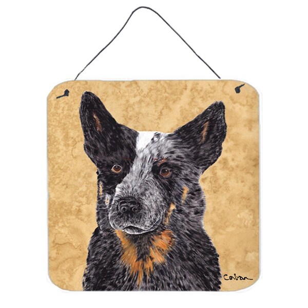 Micasa Australian Cattle Dog Aluminium Metal Wall or Door Hanging Prints - MI233827