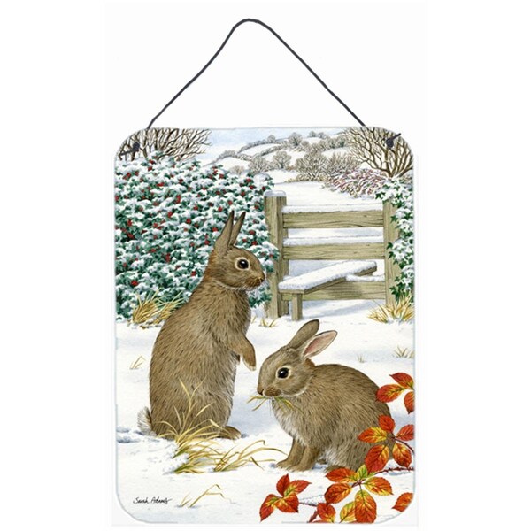 Carolines Treasures Rabbits Wall and Door Hanging Prints - ASA2034DS1216