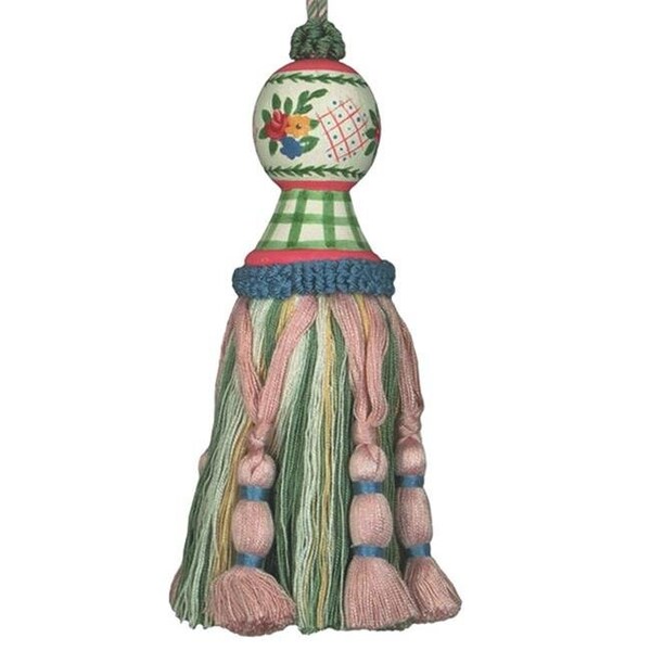 123 Creations 123 Creations C201G.7.5 Inch Carolyn Green Tassel - C201G.7.5