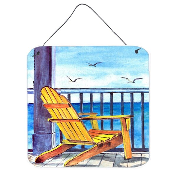 Micasa Adirondack Chairs Aluminium Metal Wall Or Door Hanging Prints - MI232876