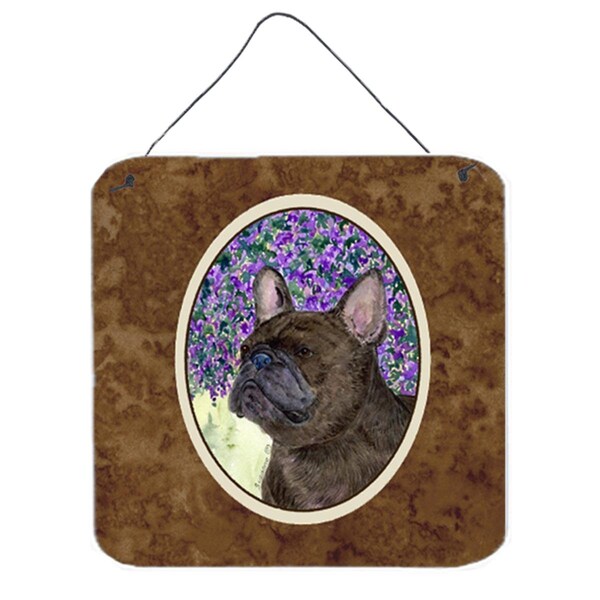 Micasa French Bulldog Aluminium Metal Wall Or Door Hanging Prints - MI891929