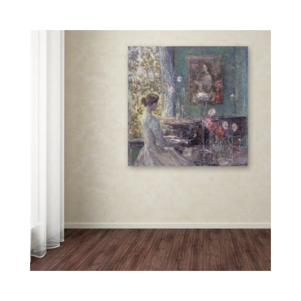 Trademark Fine Art Childe Hassam 'Improvisation' Canvas Art, 35x35 - AA00225-C3535GG