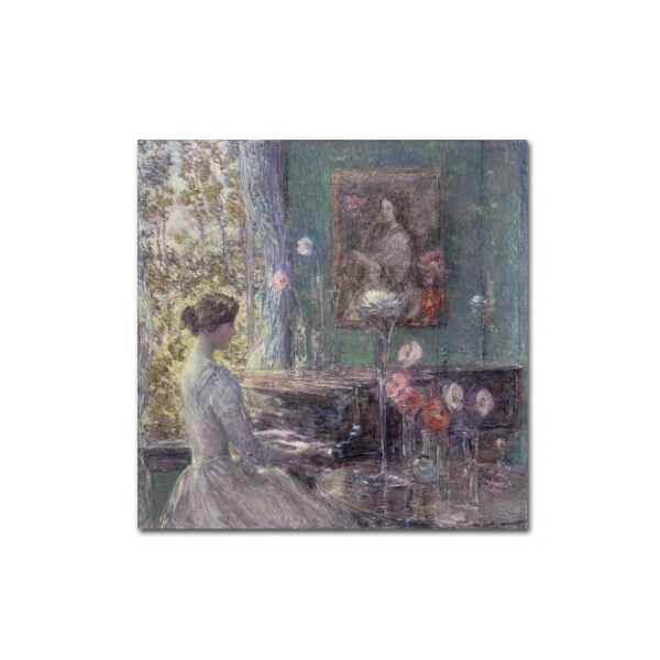 Trademark Fine Art Childe Hassam 'Improvisation' Canvas Art, 35x35 - AA00225-C3535GG