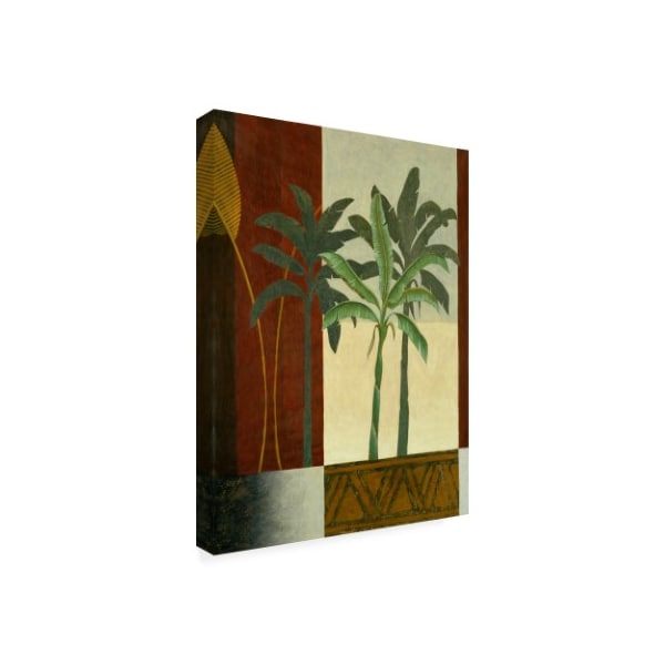 Trademark Fine Art Pablo Esteban 'Palm Trees On Balcony' Canvas Art, 18x24 - ALI46194-C1824GG