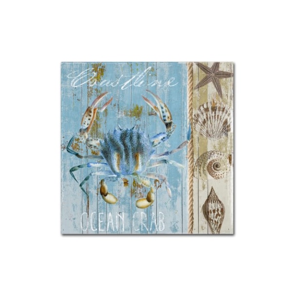 Trademark Fine Art Color Bakery 'Blue Crab II' Canvas Art, 18x18 - ALI4952-C1818GG