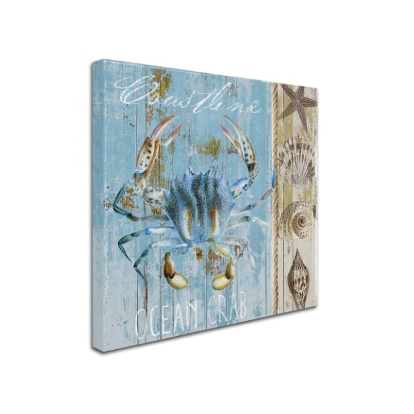 Trademark Fine Art Color Bakery 'Blue Crab II' Canvas Art, 18x18 - ALI4952-C1818GG