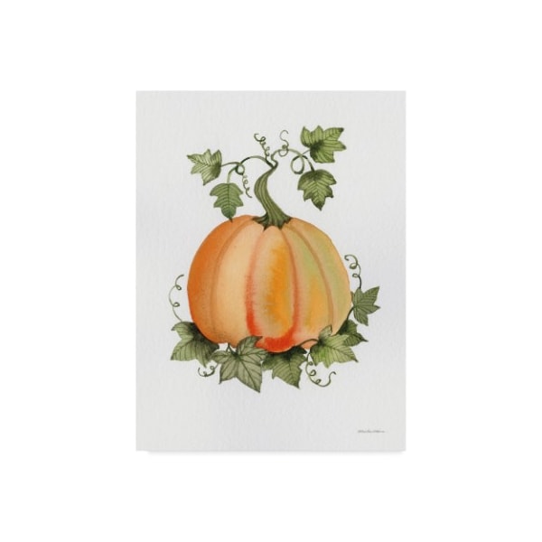 Trademark Fine Art Kathleen Parr Mckenna 'Pumpkin And Vines Ii' Canvas Art, 18x24 - WAP04672-C1824GG