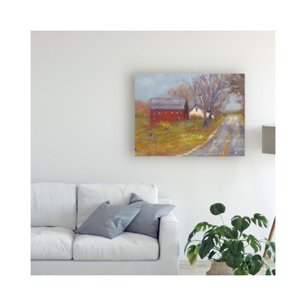 Trademark Fine Art Marilyn Wendling 'Back Road Barn I' Canvas Art, 24x32 - WAG11048-C2432GG