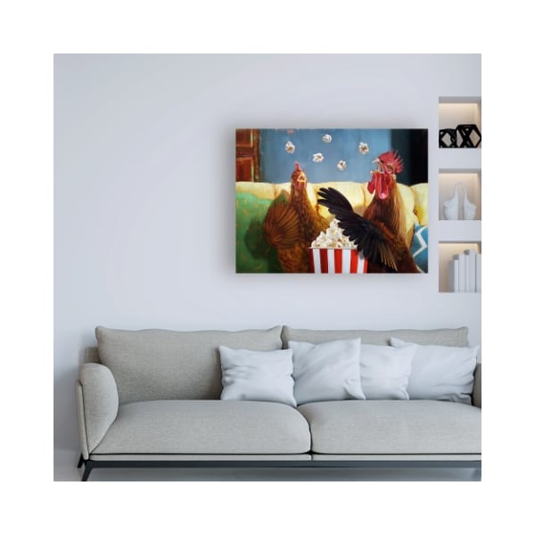 Trademark Fine Art Lucia Heffernan 'Popcorn Chickens' Canvas Art, 18x24 - IC00964-C1824GG