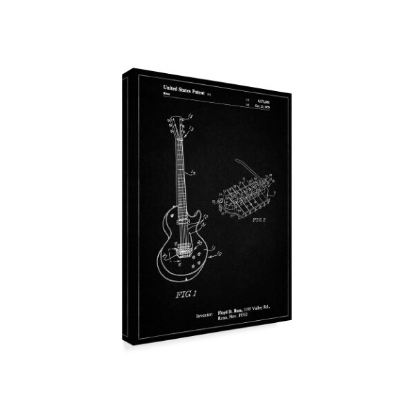 Trademark Fine Art Cole Borders 'Floyd Rose Guitar Tremolo' Canvas Art, 18x24 - ALI22124-C1824GG