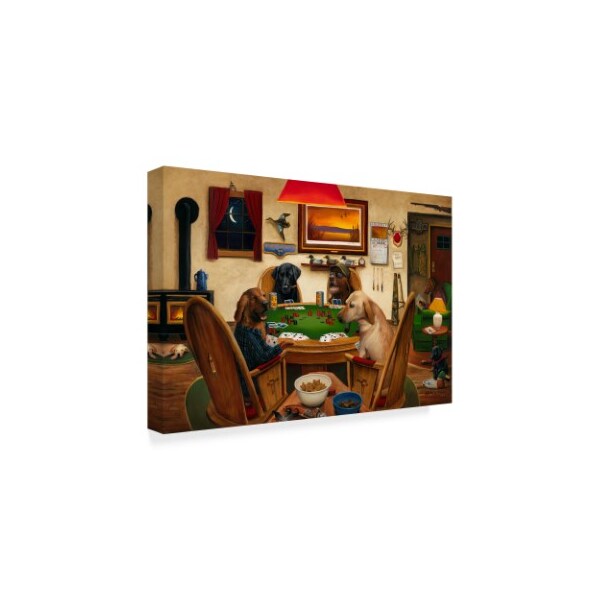 Trademark Fine Art Leo Stans 'Duck Hunters' Canvas Art, 16x24 - WAG03330-C1624GG