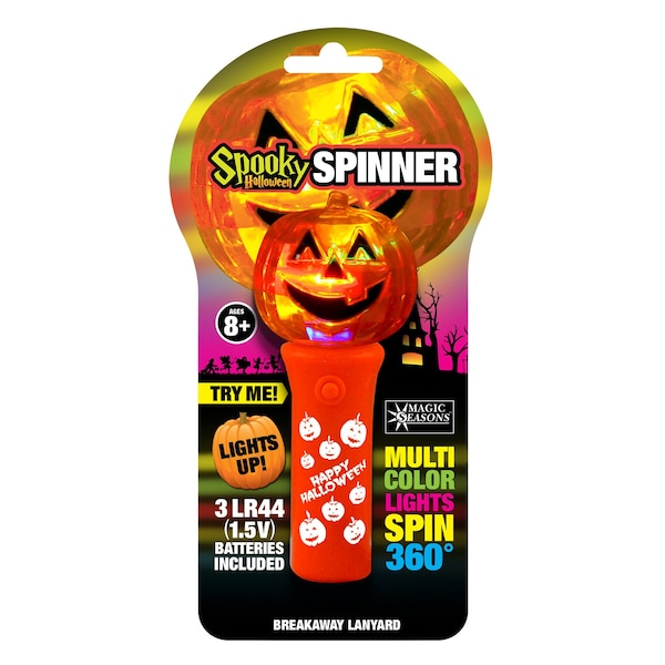 Shawshank Ledz Magic Seasons 7.5 in. Prelit Spooky Spinner Lights - 702115