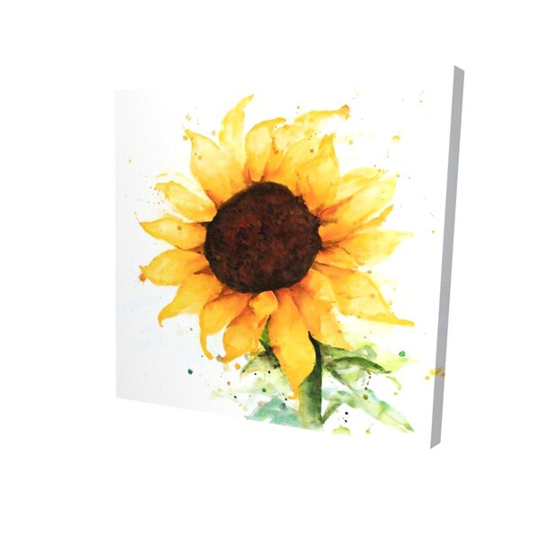 Fondo 16 x 16 in. Sunflower-Print on Canvas - FO2795172