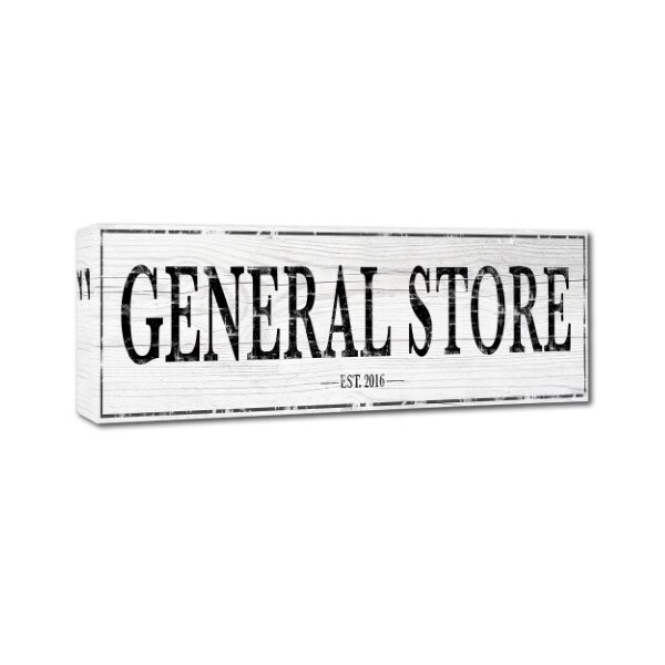 Trademark Fine Art ALI Chris 'General Store' Canvas Art, 6x19 - ALI15529-C619GG
