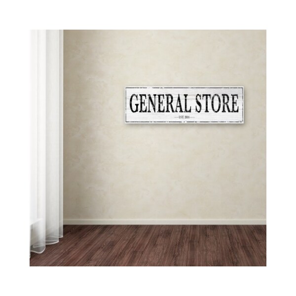 Trademark Fine Art ALI Chris 'General Store' Canvas Art, 6x19 - ALI15529-C619GG