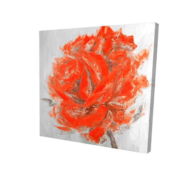 Fondo 12 x 12 in. Abstract Rose-Print on Canvas - FO2793468