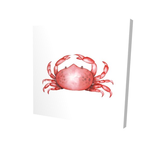 Fondo 12 x 12 in. Crab-Print on Canvas - FO3331565