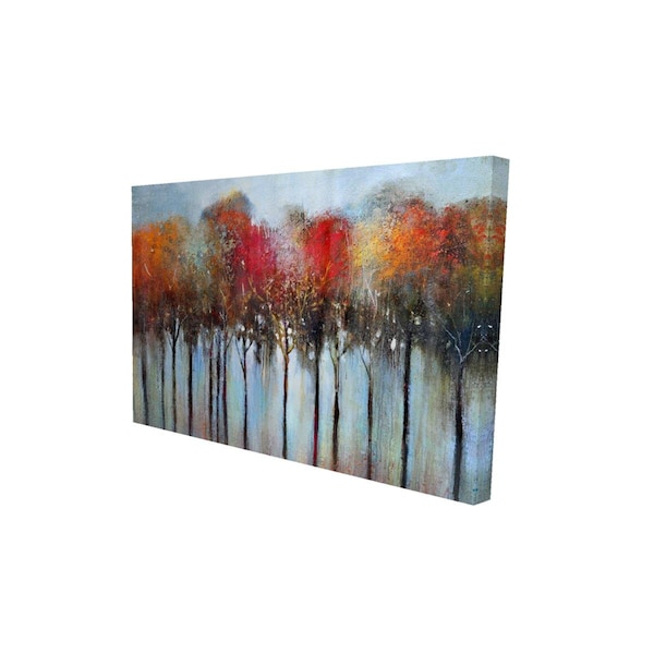 Begin Home Decor 20 x 30 in. Abstract & Colorful Forest-Print on Canvas - 2080-2030-LA11