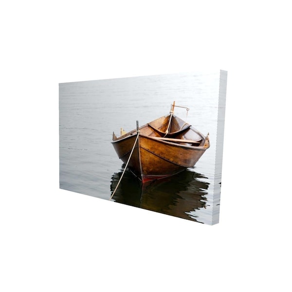 Fondo 20 x 30 in. Rowboat on Calm Water-Print on Canvas - FO2794042