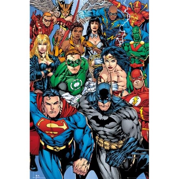 Poster Import Poster Import XPS1426 Dc Comics Super Heros Poster Print; 24 x 36 - XPS1426