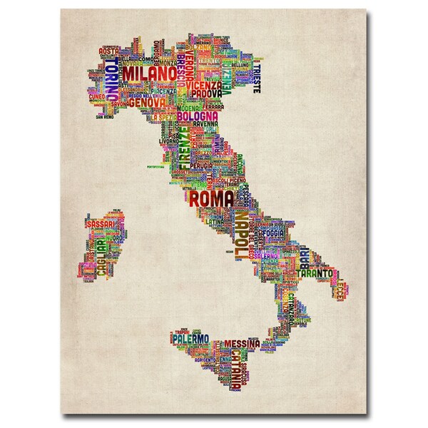 Trademark Fine Art Michael Tompsett 'Italy II' Canvas Art, 18x24 - MT0121-C1824GG