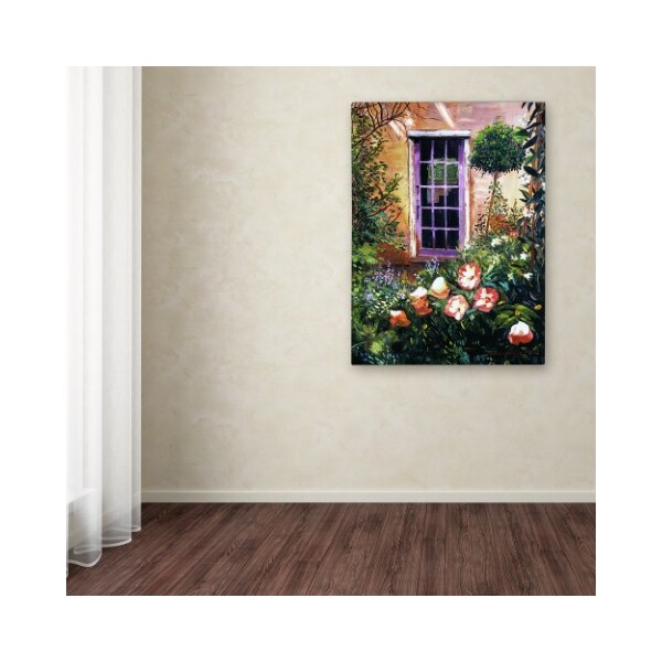 Trademark Fine Art David Lloyd Glover 'Tuscany Villa Garden' Canvas Art, 24x32 - DLG0347-C2432GG