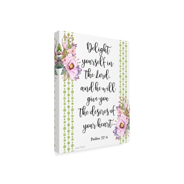 Trademark Fine Art Jean Plout 'Bible Verse Bouquet 2' Canvas Art, 24x32 - ALI37267-C2432GG