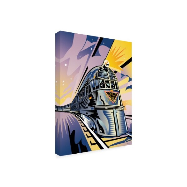 Trademark Fine Art David Chestnutt 'Pioneer Zephyr' Canvas Art, 24x32 - ALI46729-C2432GG