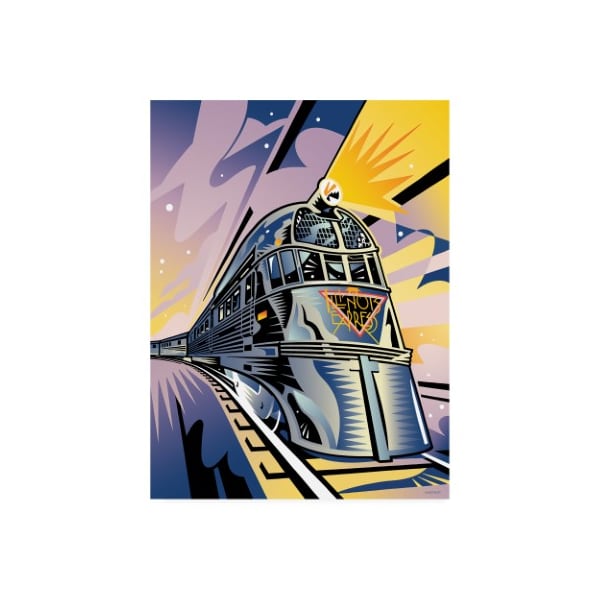 Trademark Fine Art David Chestnutt 'Pioneer Zephyr' Canvas Art, 24x32 - ALI46729-C2432GG