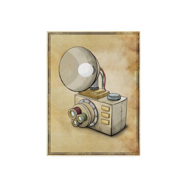 Trademark Fine Art Michael Murdock 'Photography Cartoon' Canvas Art, 24x32 - ALI43563-C2432GG