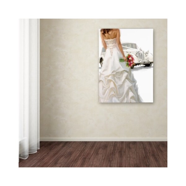 Trademark Fine Art The Macneil Studio 'Bride And Car' Canvas Art, 24x32 - ALI09734-C2432GG