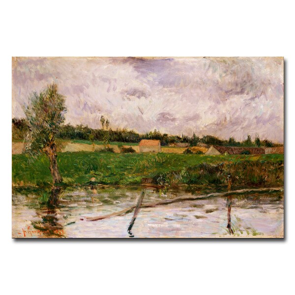 Trademark Fine Art Paul Gauguin 'Brittany Countryside' Canvas Art, 30x47 - BL0945-C3047GG