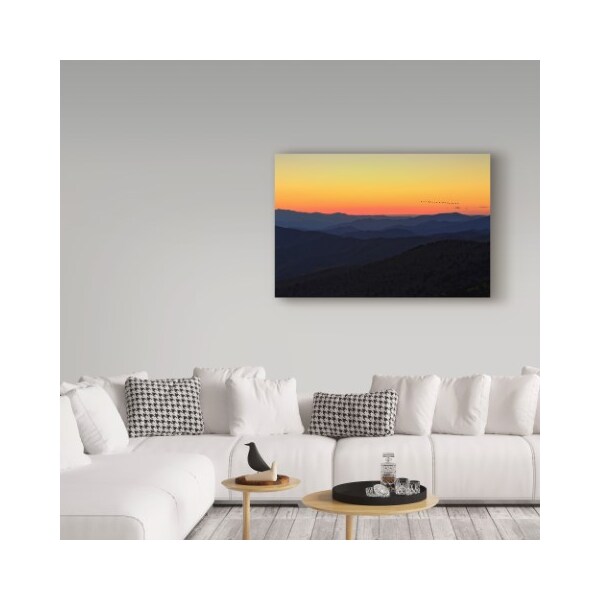 Trademark Fine Art Galloimages Online 'Sunset Blue 1' Canvas Art, 30x47 - ALI35112-C3047GG