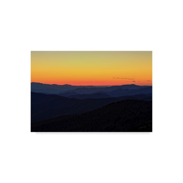 Trademark Fine Art Galloimages Online 'Sunset Blue 1' Canvas Art, 30x47 - ALI35112-C3047GG