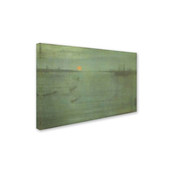 Trademark Fine Art Whistler 'Nocturne Blue And Goldsouthampton Water' Canvas Art, 30x47 - AA00946-C3047GG